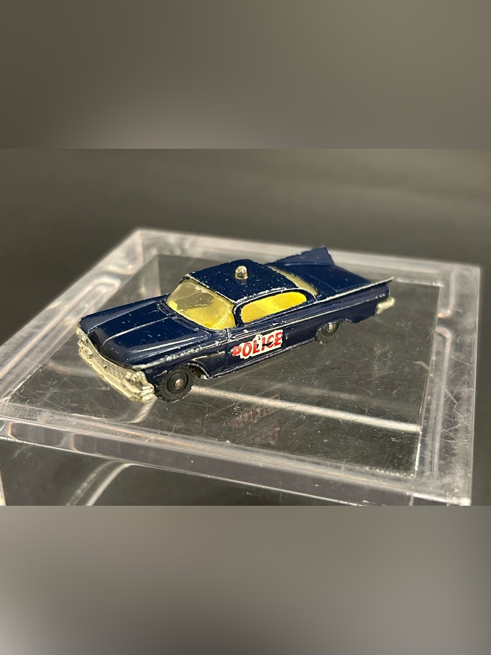 Vintage 1959 Husky Models #7 Buick Electra Police Car Die-Cast Toy